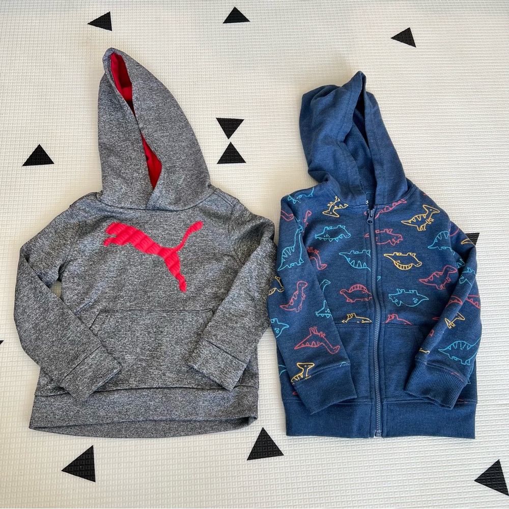 Toddler Boy Jacket Sweatshirt Bundle